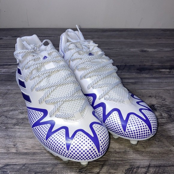 Adidas adizero FREAK 22 Low White Purple Football Cleats HP8782 Men Size 13 New main image 6